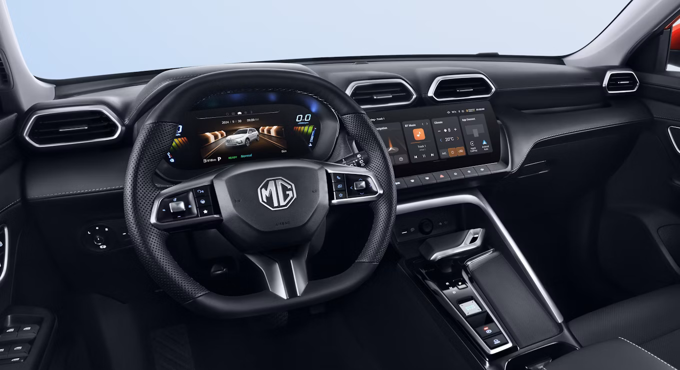 MG ZS interior